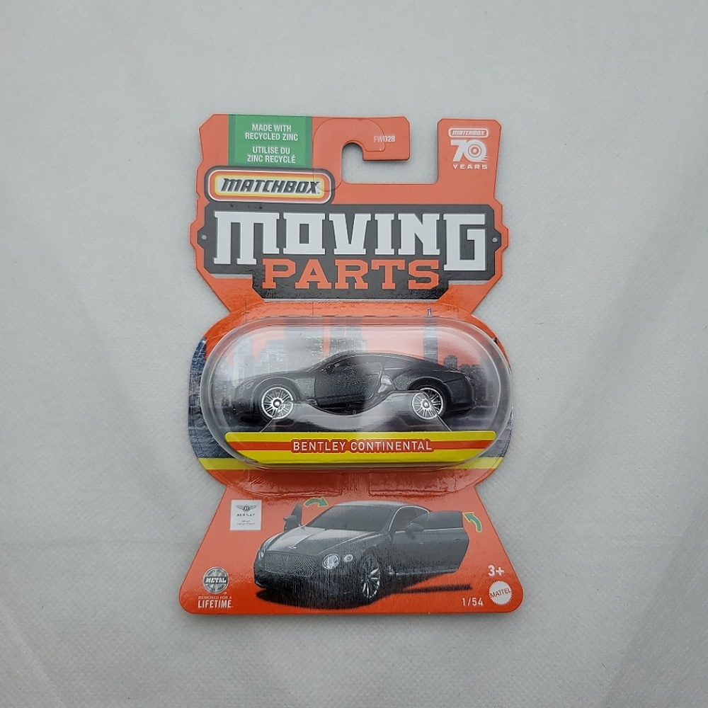 Matchbox 70 Years Moving Parts Bentley Continental